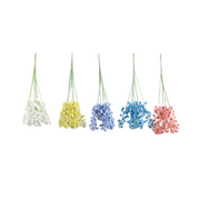 7 Pcs Artificial Lily of the Valley Flowers, Real Touch Soft Silk Stems for Centerpiece Decor