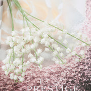 7 Pcs Artificial Lily of the Valley Flowers, Real Touch Soft Silk Stems for Centerpiece Decor