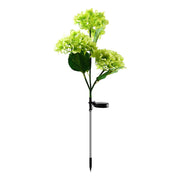 29 Inch Solar Outdoor Faux Hydrangea Flower with Bulb Lights, 1 Pc