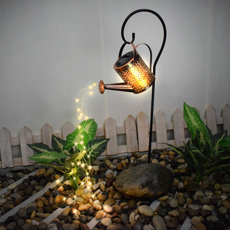 Outdoor Solar Garden Watering Can with Lights, 31 Inch, Bulk Wholesale