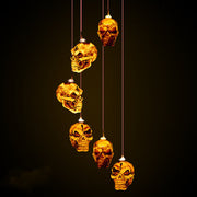 10 Pcs Halloween Solar LED Ball Wind Chimes Hanging Lights Outdoor Decorative