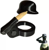 Soldier Salute Beer Bottle Helmet Set of 10 - Novelty Bottle Opener & Stopper for Parties & Gifting