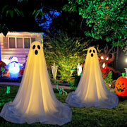 Extra Tall Adjustable Spooky Ghost Halloween Decor Lighted Decoration