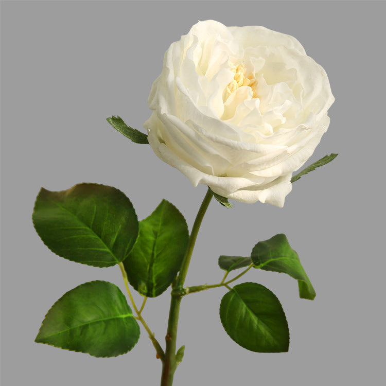 17.7 Inch Artificial Rose Stem 10 Pcs Real Touch Silk Flowers Bulk Wholesale