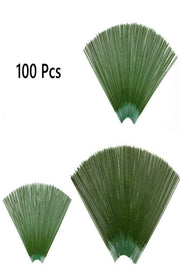 100 Pcs Floral Wire Set for Crafts, 4 Sizes Bulk Wire Stems for Artificial Flowers