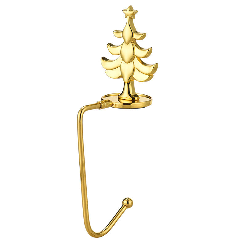 Christmas Stocking Holders Bulk Set for Fireplace Mantel, Durable Metal, 6 Pcs