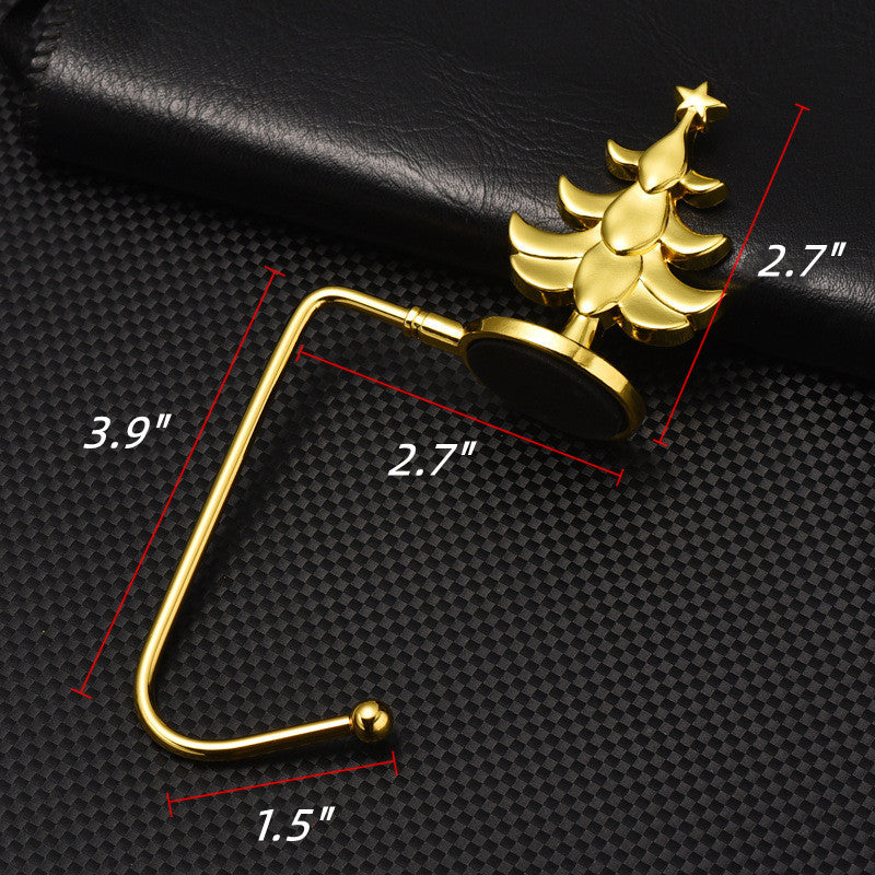 Christmas Stocking Holders Bulk Set for Fireplace Mantel, Durable Metal, 6 Pcs