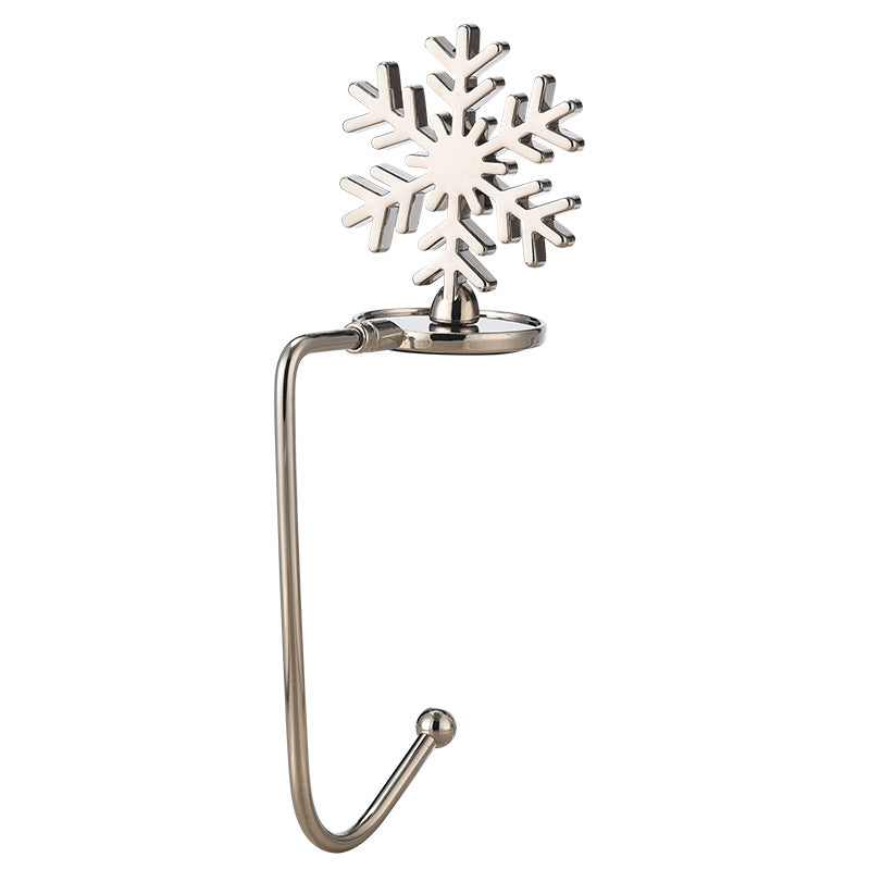 Christmas Stocking Holders Bulk Set for Fireplace Mantel, Durable Metal, 6 Pcs
