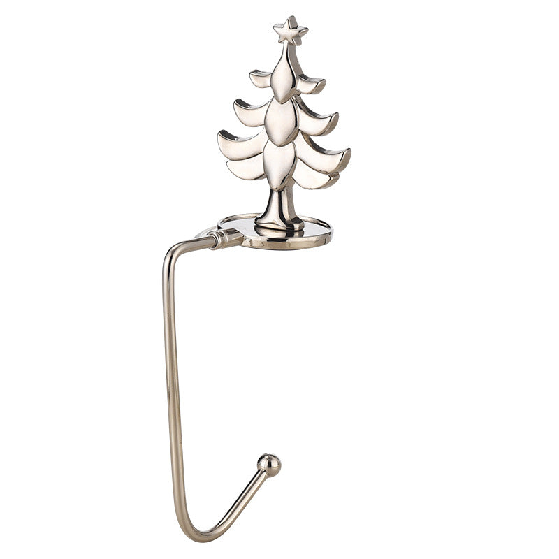 Christmas Stocking Holders Bulk Set for Fireplace Mantel, Durable Metal, 6 Pcs