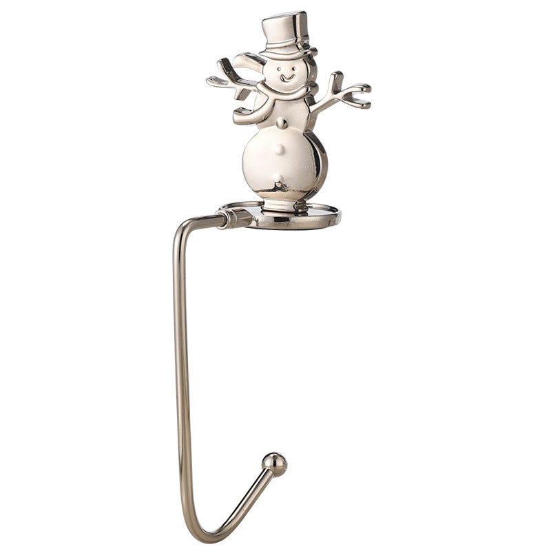 Christmas Stocking Holders Bulk Set for Fireplace Mantel, Durable Metal, 6 Pcs
