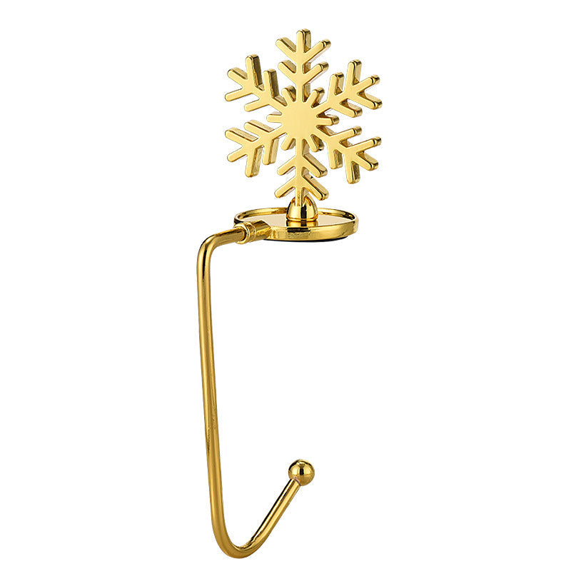 Christmas Stocking Holders Bulk Set for Fireplace Mantel, Durable Metal, 6 Pcs
