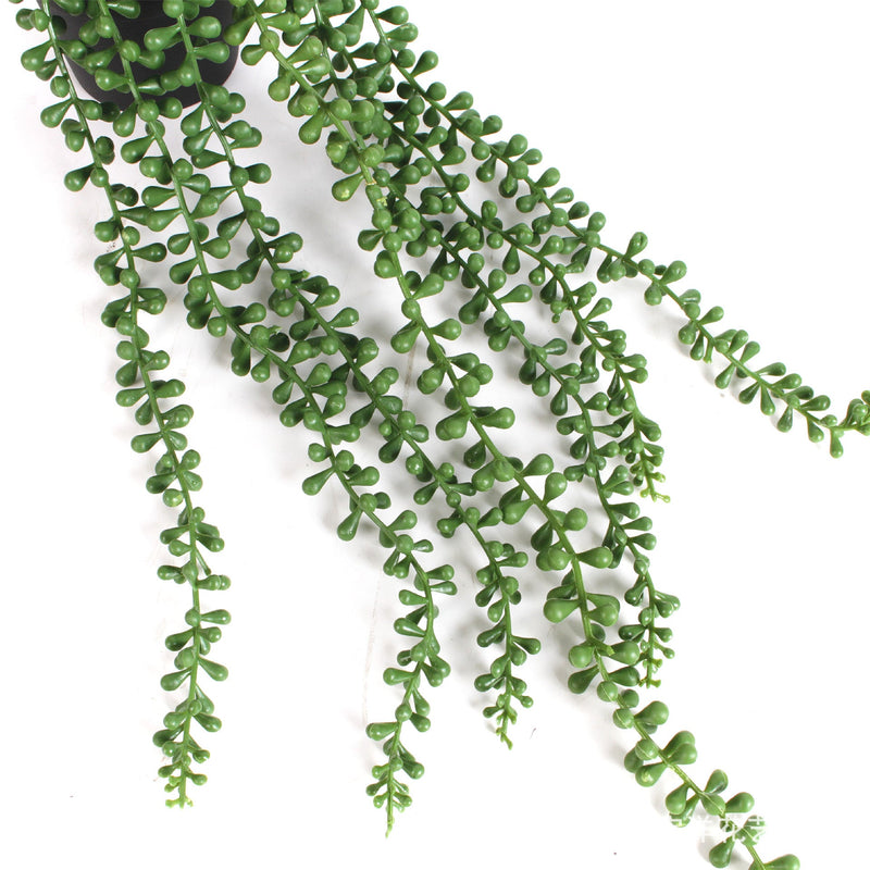 18 Inch String of Pearls Artificial Trailing Succulent Plant in Pot, Bulk Quantity