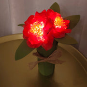 Artificial Flowers Bonsai Table Night Light Potted Plants Bulk Wholesale Set