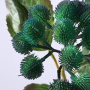 18 Inch Artificial Sycamore and Chestnut Fruit Balls Green Succulent Plant Bulk Quantity