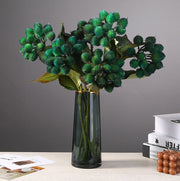 18 Inch Artificial Sycamore and Chestnut Fruit Balls Green Succulent Plant Bulk Quantity