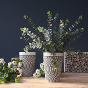 Faux Eucalyptus Stems Bulk, 12 Inch Artificial Greenery Bush, 10 Pcs Silk Leaves