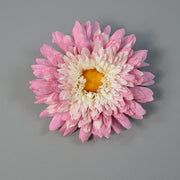 5.5 Inch Artificial Teddy Bear Sunflower Flower Heads Bulk for Crafts - 10 Pcs