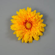 5.5 Inch Artificial Teddy Bear Sunflower Flower Heads Bulk for Crafts - 10 Pcs
