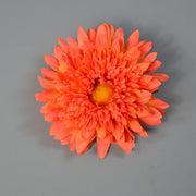 5.5 Inch Artificial Teddy Bear Sunflower Flower Heads Bulk for Crafts - 10 Pcs