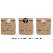 Thank You Stickers Roll Bulk Quantity Adhesive Labels for Packaging