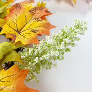 4 Pcs Fall Candle Rings Autumn Table Decor Centerpieces Thanksgiving Seasonal Wreaths