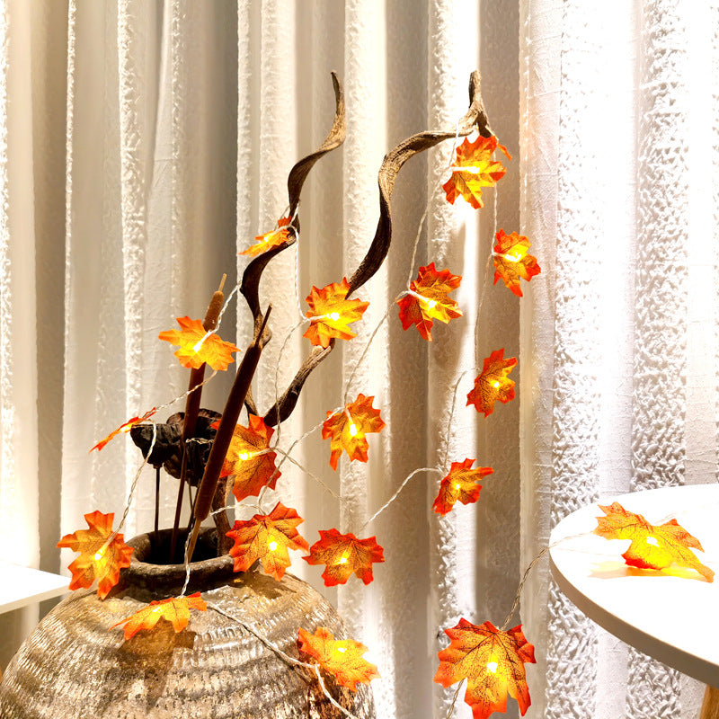 20 LED String Lights Wreath 8.2 Feet Long Bulk Fall Decor DIY Artificial