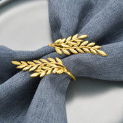 10 Pcs Thanksgiving Wheat Ear Napkin Ring Holders Bulk Set Artificial Decor