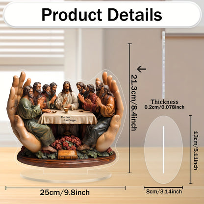 The Last Supper Figurine - Religious Home Living Room Desktop Decor Ornament