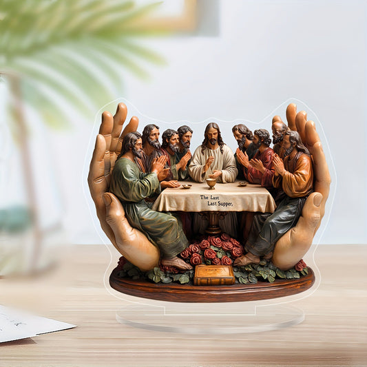 The Last Supper Figurine - Religious Home Living Room Desktop Decor Ornament