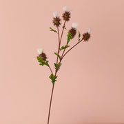 32 Inch Artificial Thorn Thistle Stems Spray with Fruit Branches, 10 Pcs Silk Bulk Arrangement
