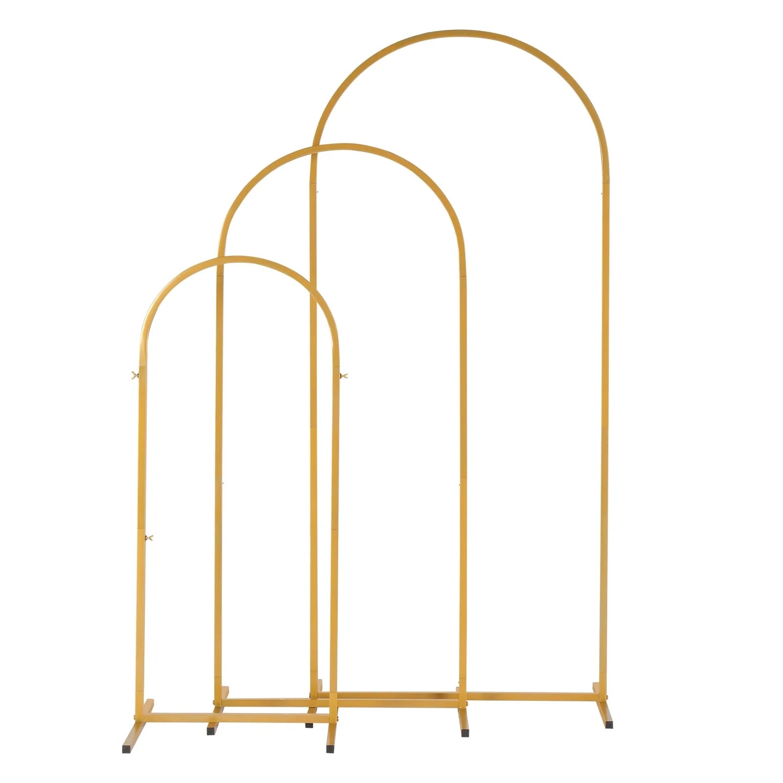 Bulk Gold Wedding Arch Metal Wedding Arch for Wedding Ceremony Birthday Party Bridal Baby Shower Photo Booth Garden Floral Balloon Arch Decoration Wholesale