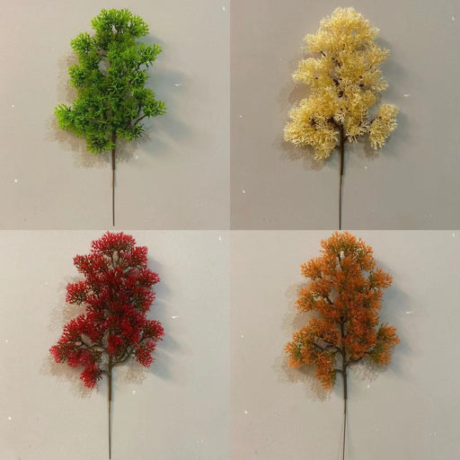 Thuja Sutchuenensis Pine Picks Artificial Tree Branches 12 Inch 10 Pcs Christmas Decor