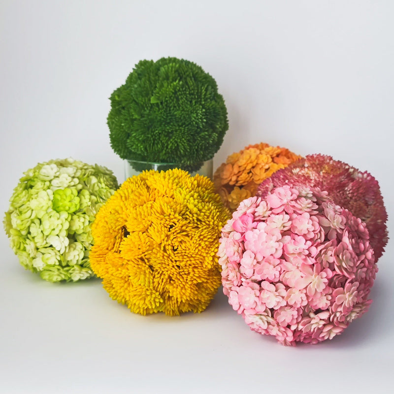 4 Inch Artificial Succulent Topiary Balls Bulk Decorative Plant Balls