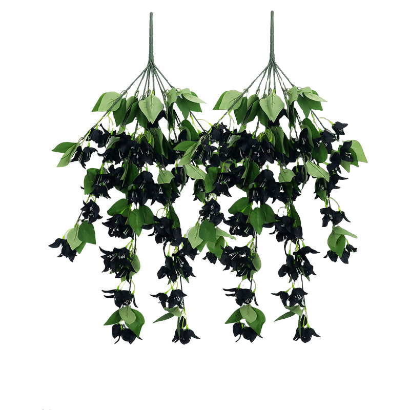2 Pcs Bougainvillea Artificial Silk Trailing Vines UV Resistant Outdoor Plants