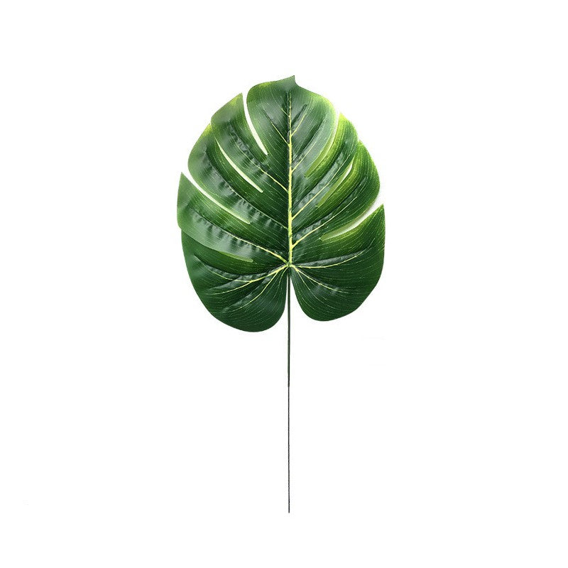 10 Pcs Artificial Tropical Palm Monstera Leaves Bulk Jungle Beach Theme Table Decorations