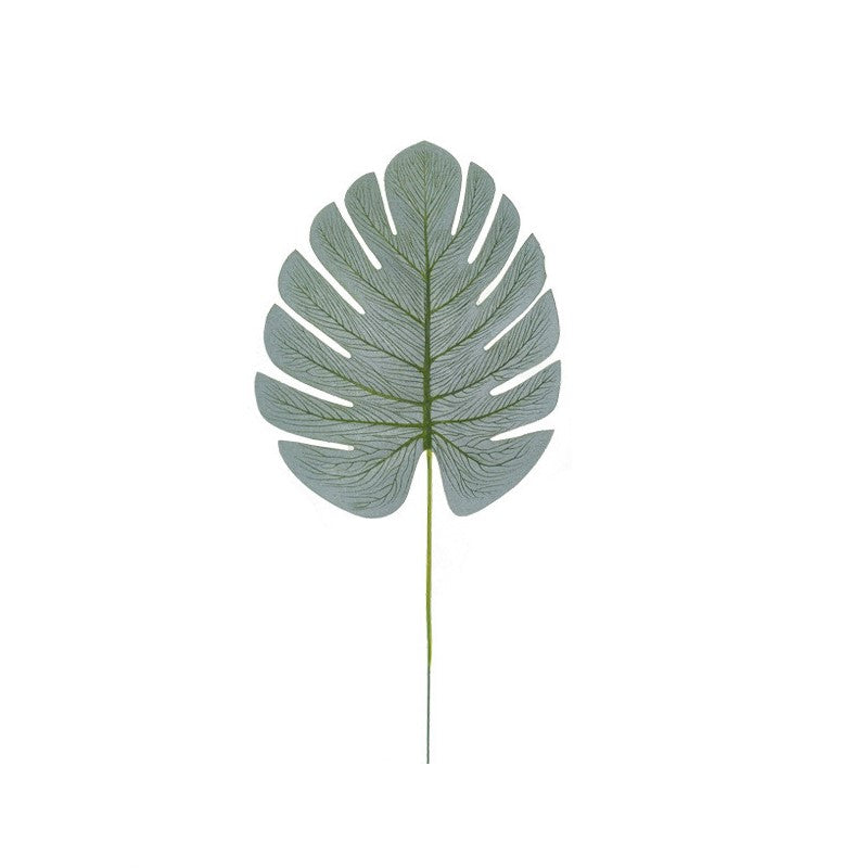 10 Pcs Artificial Tropical Palm Monstera Leaves Bulk Jungle Beach Theme Table Decorations