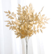 23 Inch Trumpet Creeper Bush Faux Silk Fall Spray Artificial Flowers for Autumn Wedding Bulk Quantity
