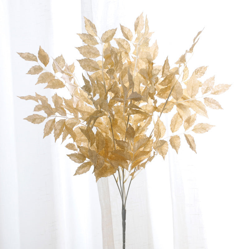 23 Inch Trumpet Creeper Bush Faux Silk Fall Spray Artificial Flowers for Autumn Wedding Bulk Quantity