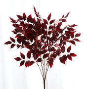 23 Inch Trumpet Creeper Bush Faux Silk Fall Spray Artificial Flowers for Autumn Wedding Bulk Quantity