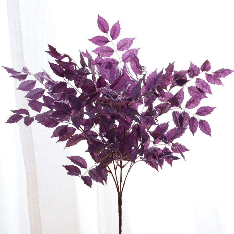 23 Inch Trumpet Creeper Bush Faux Silk Fall Spray Artificial Flowers for Autumn Wedding Bulk Quantity