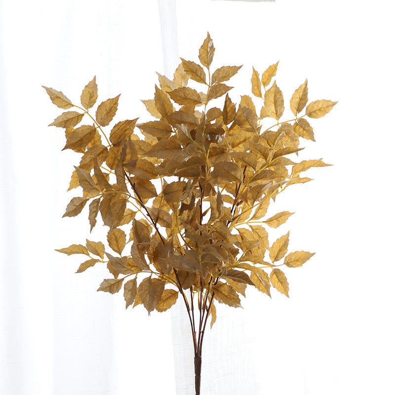 23 Inch Trumpet Creeper Bush Faux Silk Fall Spray Artificial Flowers for Autumn Wedding Bulk Quantity