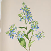 27.5 Inch Tweedia Spray Branch Artificial Silk Flowers 6 Stems Long Stems Bulk