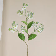 27.5 Inch Tweedia Spray Branch Artificial Silk Flowers 6 Stems Long Stems Bulk