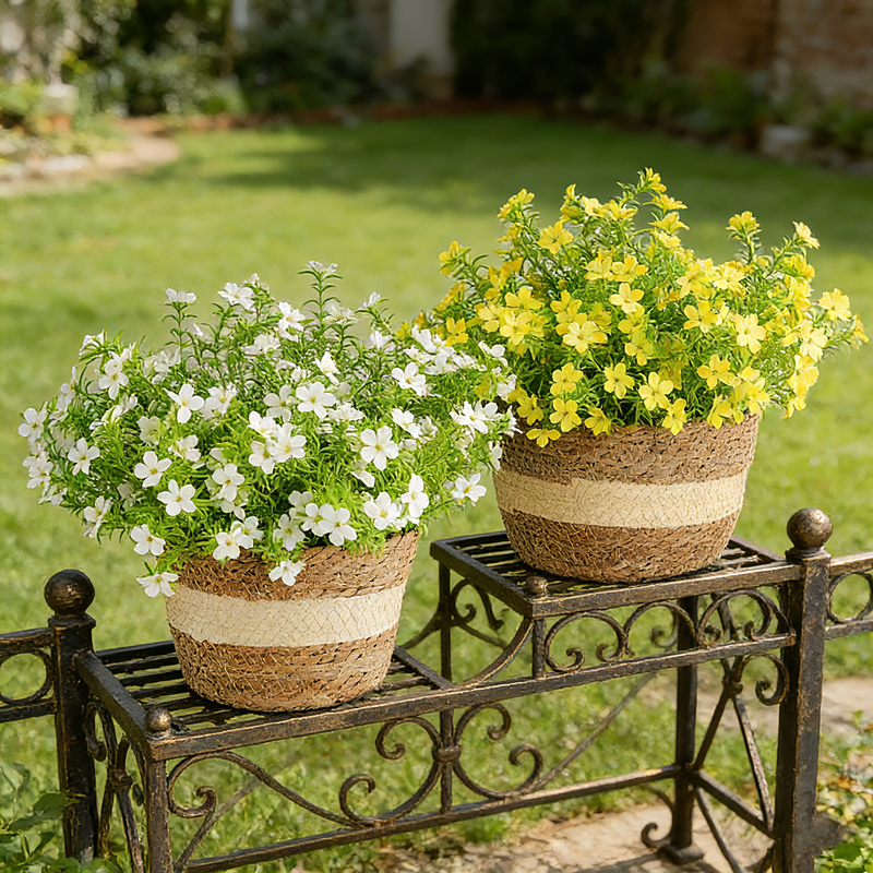 11 Inch UV-Resistant Artificial Wildflower Bush, Outdoor Silk Flower, Bulk Quantity