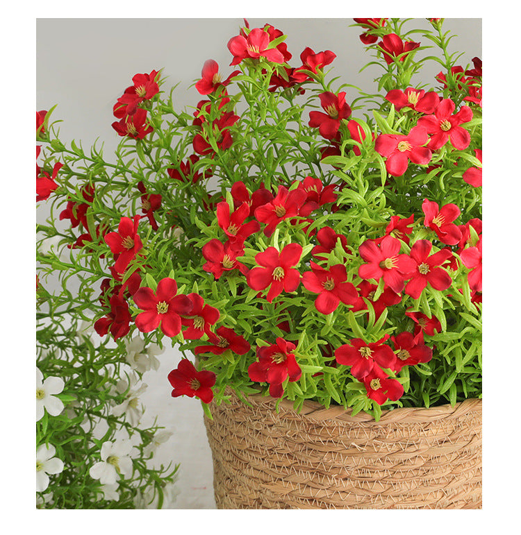 11 Inch UV-Resistant Artificial Wildflower Bush, Outdoor Silk Flower, Bulk Quantity
