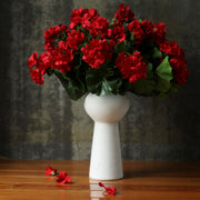 Real Touch Geranium Bush 17 Inch UV Resistant Artificial Flower