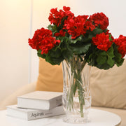 Real Touch Geranium Bush 17 Inch UV Resistant Artificial Flower