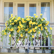 39 Inch UV Resistant Artificial Morning Glory Flowers for Outdoors Bulk Wholesale