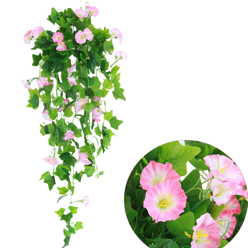 39 Inch UV Resistant Artificial Morning Glory Flowers for Outdoors Bulk Wholesale
