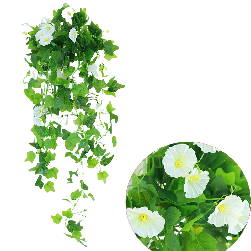 39 Inch UV Resistant Artificial Morning Glory Flowers for Outdoors Bulk Wholesale